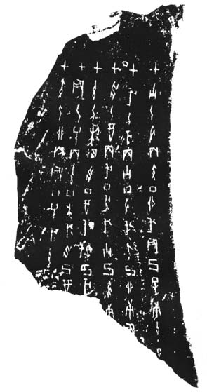 Yin fortune tellers used these tables of cyclic signs to avoid errors in dates