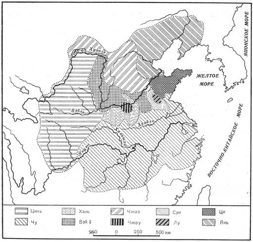 Ancient Chinese kingdoms in the 5th–3rd centuries BC